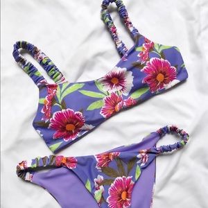 L*Space Lloyd Bikini Top in Lost in Ibiza print